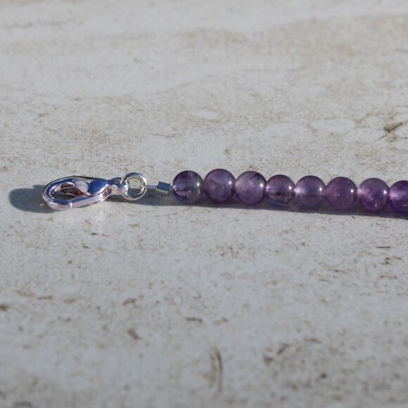 Amethyst Crystal Choker Necklace - Picture 4 of 7
